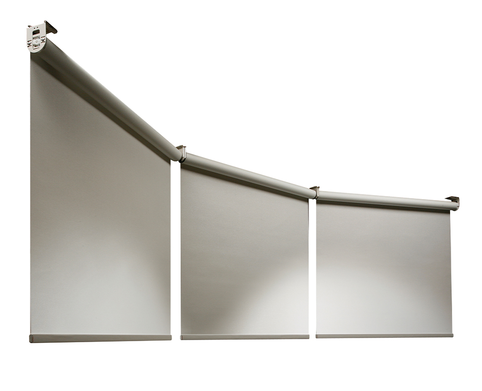 Angled coupler shades