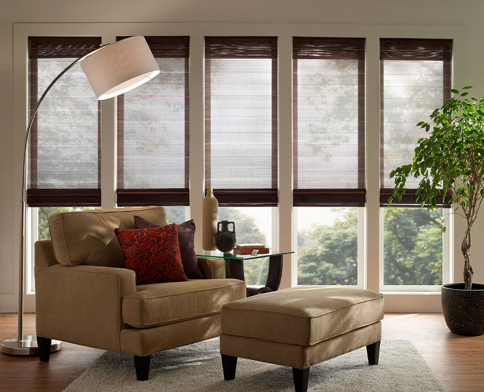 Sivoia QS Wireless roman shades